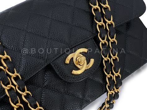 Chanel small caviar flap bag